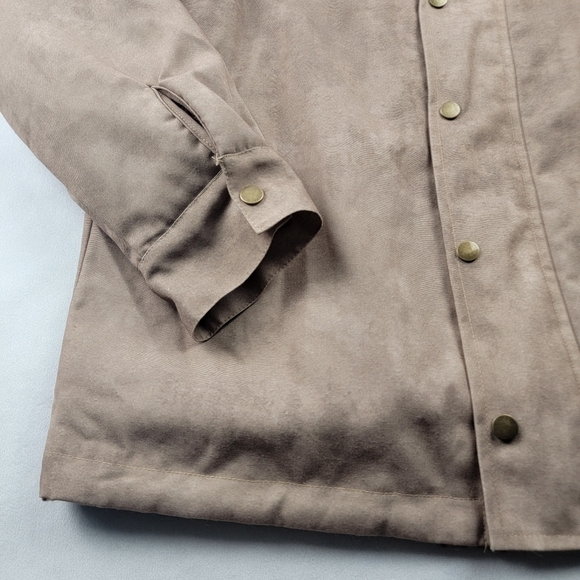 NWOT Sherpa lined snap and zip front Aztec print jacket - Picture 2 of 5